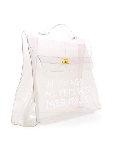 un goyave merveilles bag hermes|Hermes Clear Plastic Un Voyage Kelly Souvenir Tote Bag .